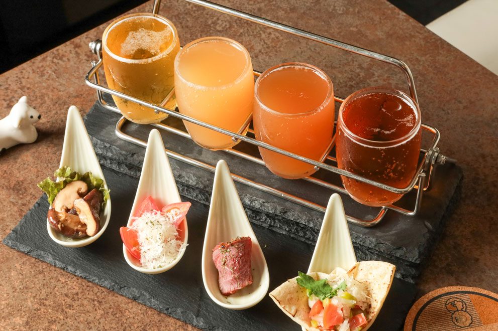 オオサカビールの飲み比べ